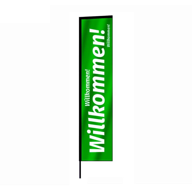 Werbeflagge Rechteck