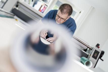 Entgittern von Folien