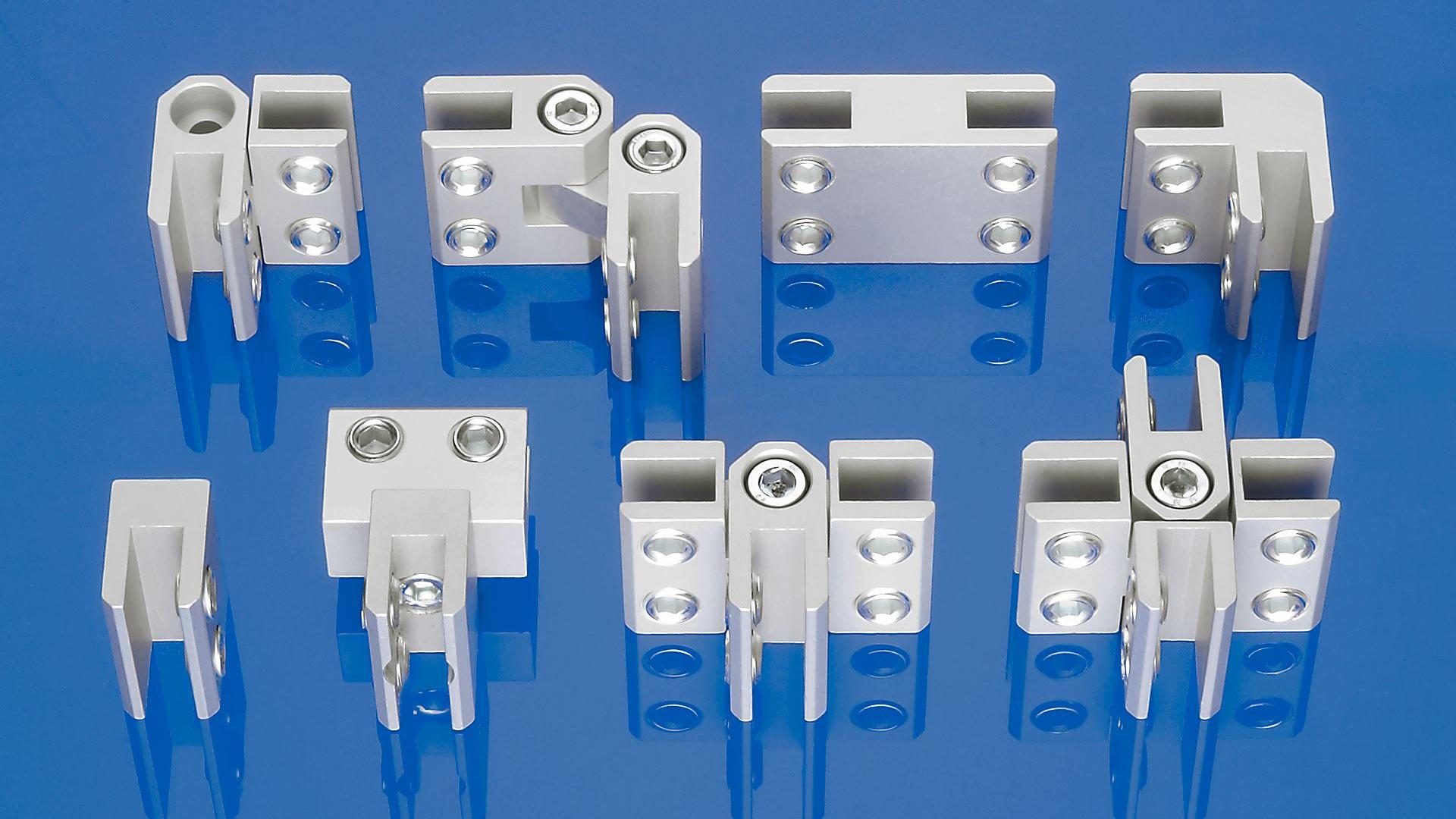 Verschiedene Plattenverbinder