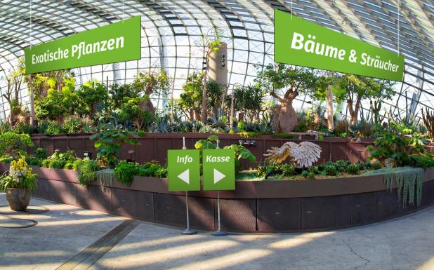 Beschilderung im Gartencenter Beschilderung im Gartencenter